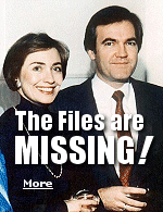 Files containing evidence of Hillary Clinton's stinging humiliation of her friend and mentor Vince Foster in front of White House aides that triggered his suicide a week later are missing.